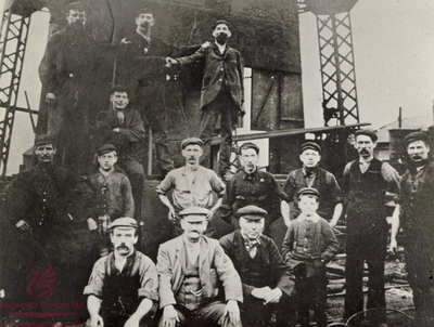 A group of Albion Colliery Miners c.1905