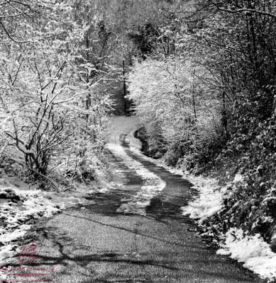 Cwm Hill in Winter, January 1976
