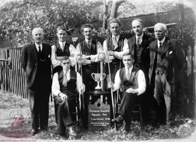 Cwmaman Institute Snooker Team 1934