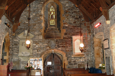St Gwynno's Church,Llanwonno,interior
