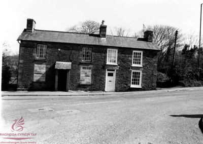 Bute Cottages, Llantrisant Road, March 1977