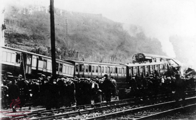 Railway accident on the Taff Vale Railway