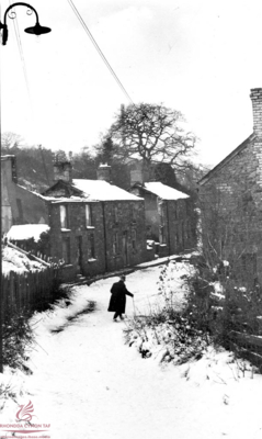 Cwm Place in Winter, 1963