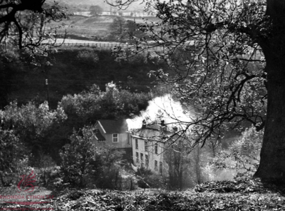 Cwm Mission and Glanrhyd House near Pwll-Y-Gerwyn