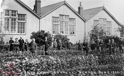 Gardening class at Pontyclun Council School